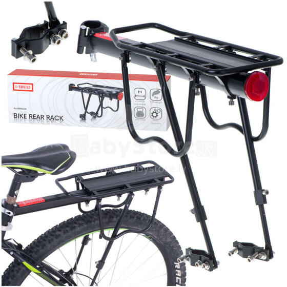 Ikonka Art.KX5054 L-BRNO Rear bicycle rack aluminium universal