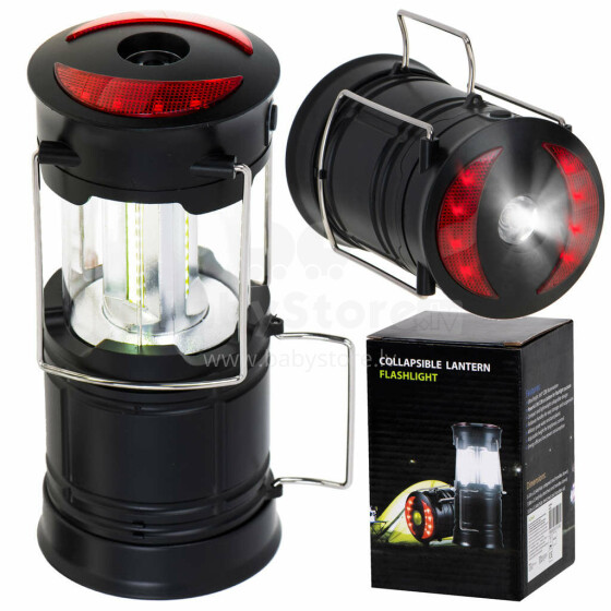 Ikonka Art.KX4992 Tent camping torch travel light 3in1 battery operated