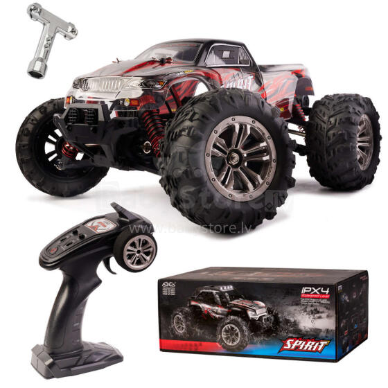 Ikonka Art.KX4953 RC auto Q901 bezass 1:16 2.4G 4CH 52km/h sarkans