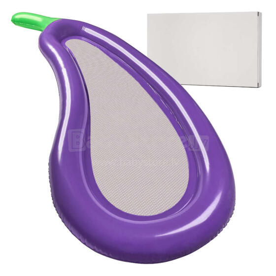 Ikonka Art.KX4925 Piepūšamais sieta matracis aubergine 240cm