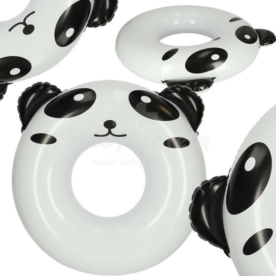 Ikonka Art.KX4919_2 Bērnu peldēšanas riņķis 80cm panda