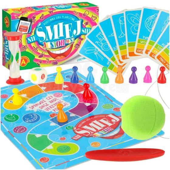 Ikonka Art.KX4855 ALEXANDER Don't Laugh! Junior Mini board game