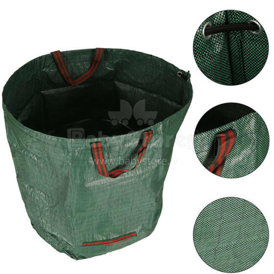 Ikonka Art.KX4843 Garden leaf waste bin 270l sack large