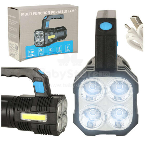 Ikonka Art.KX4834 Tactical rechargeable military LED searchlight