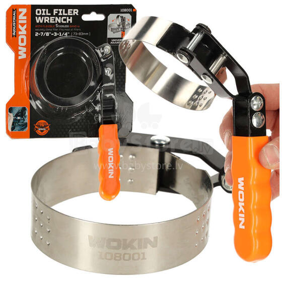 Ikonka Art.KX4828 WOKIN eļļas filtra siksnas atslēga 73-83 mm