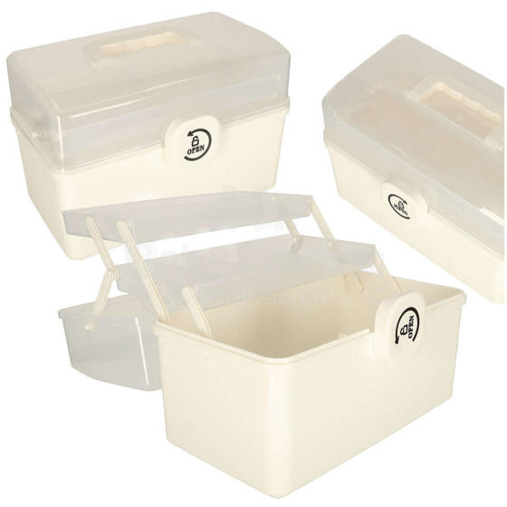 Ikonka Art.KX4767 Medicine container organiser medicine cabinet 34x19x22.5cm