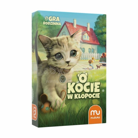 Ikonka Art.KX4763 MUDUKO About a cat in trouble family game 8+