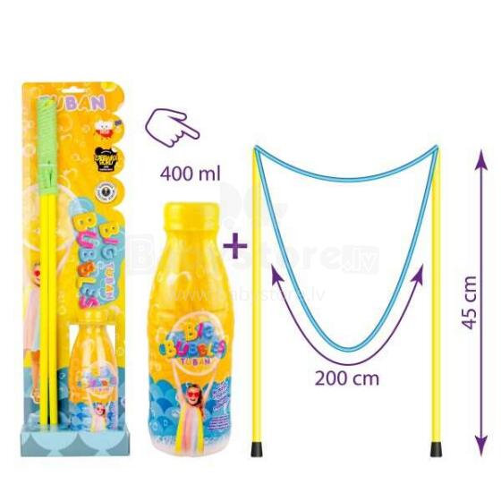 Ikonka Art.KX4674 TUBAN string for giant soap bubbles soap bubbles + liquid 400ml