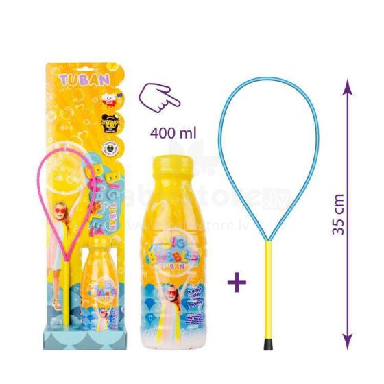 Ikonka Art.KX4670 TUBAN ziepju burbuļu ripa + šķidrums 400ml