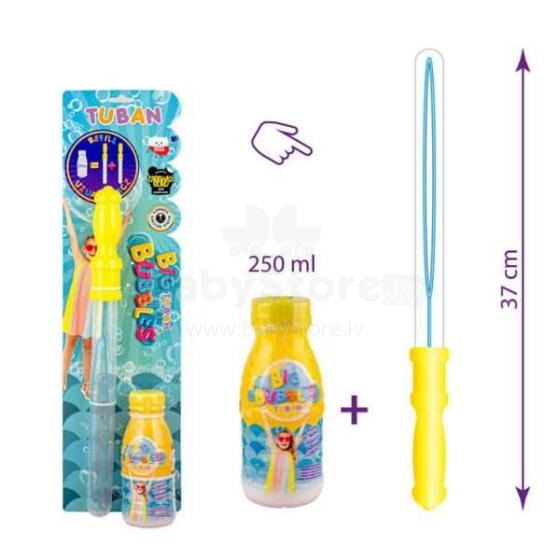 Ikonka Art.KX4668 TUBAN ziepju burbuļu zobens + šķidrums 250ml