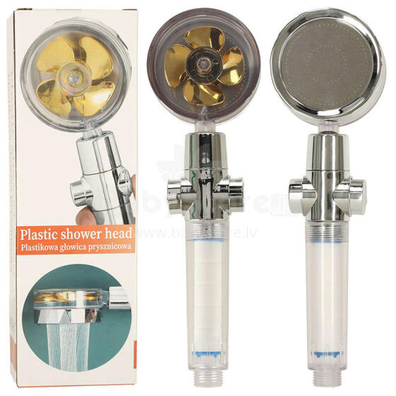 Ikonka Art.KX4660 Hand shower with turbine fan gold