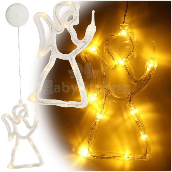 Ikonka Art.KX5246_4 LED pendant lights Christmas decoration angel 49cm 10 LEDs