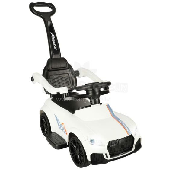 Ikonka Art.KX4413_1 Pushchair car with sound and lights white