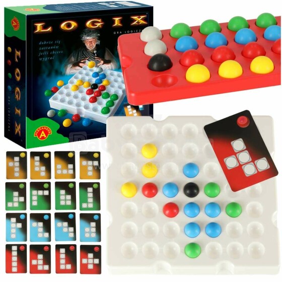 Ikonka Art.KX4166 ALEXANDER Logix Puzzle spēle 46 gabali 10+