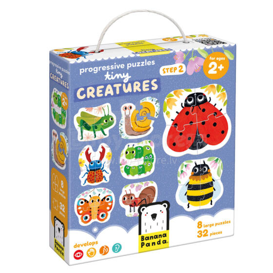 Banana Panda Progressive Puzzle Tiny Creatures Art.49207