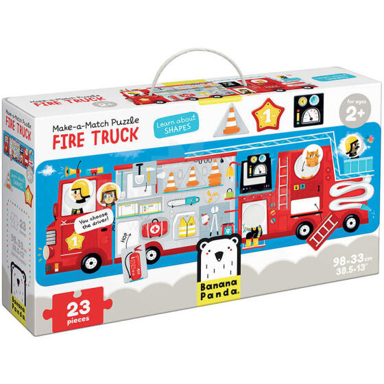 Banana Panda Make-a-Match Puzzle Fire Truck Art.49044 пазл (23шт.)
