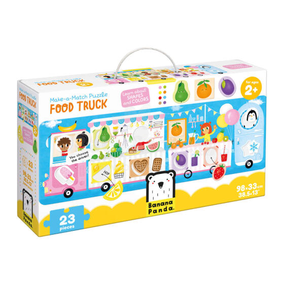 Banana Panda Make-a-Match Puzzle Food Truck Art.49045 пазл (23шт.)