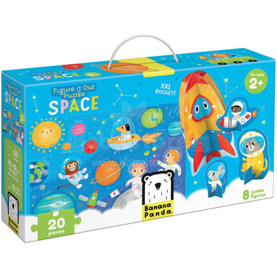 Banana Panda Figure It Out Puzzle Space Art.49043
