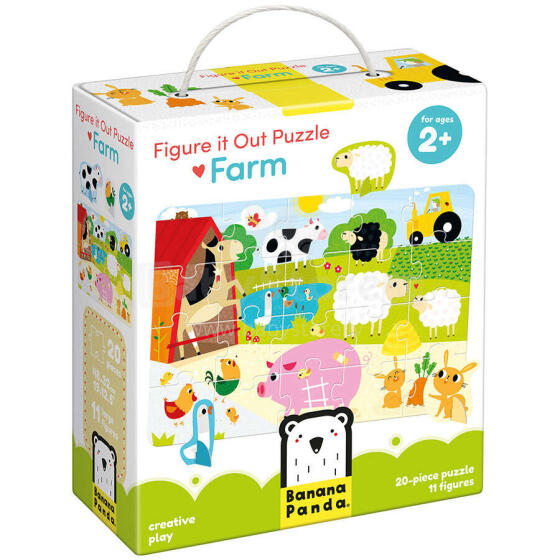 Banana Panda Figure It Out Puzzle Farm Art.49032 Пазл (20шт.)