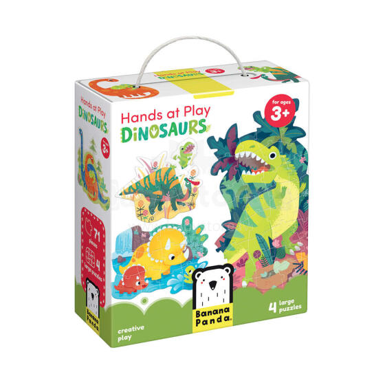 Banana Panda Hands at Play Dinosaurs Art.49167  Пазл (71шт.)