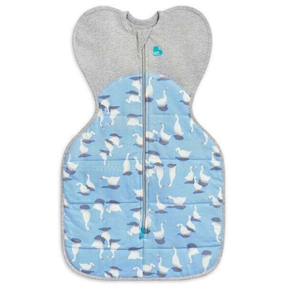 Love To Dream Swaddle Up Warm Dreamer Silly Goose Art.LTD-L1029267DBLXS Dusty Blue Kokvilnas autiņš NB izm.