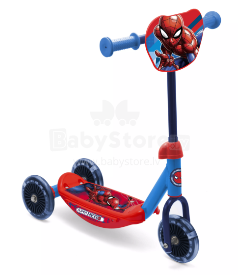 Marvel Spider-Man 3-wheel Kids Scooter Art.59973 Трёхколёсный Самокат