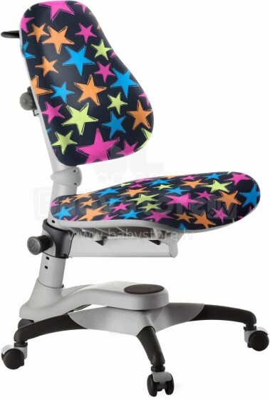 „Comf Pro Oxford Art.Y618P Black With Stars“ ergonomiška auginimo kėdė vaikams