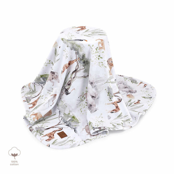 Makaszka Baby Blanket Cotton Art.KOC11SAWA008 Sawanna Augstākās kvalitātes sedziņa (70x90 cm)