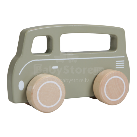 Little Dutch Wooden Van Art.LD7002 Olive  Bērnu koka mašīna