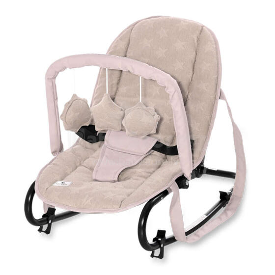 Lorelli Top Relax Eliza Luxe Art.10110162150 Beige String Stars Šūpuļkrēsls