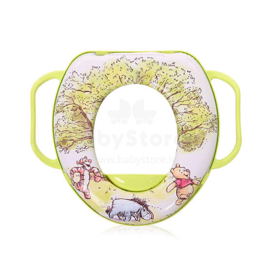 Lorelli Soft Toilet Trainer with handles Art.10130362101 Bear Nordic Green Poda vāka mazinātājs, tualetes sēdeklītis, mīkstais