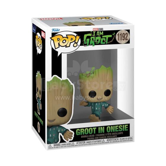 FUNKO POP! Vinyl Figure: I Am Groot - Groot in PJs (dancing), 8 cm