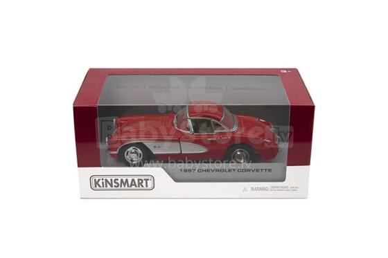 KINSMART Miniatūrais modelis - 1957 Chevrolet Corvette, izmērs 1:34