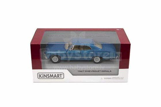 KINSMART Metallinen pienoismalli 1967 Chevrolet Impala, 1:43