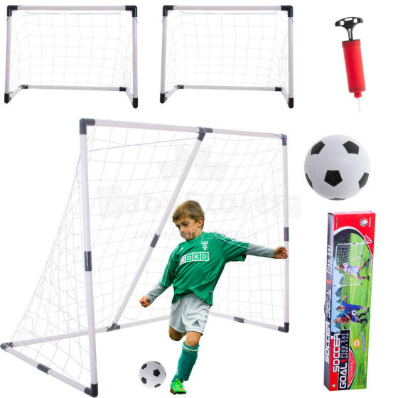 Ikonka Art.KX4875 Football goal for children 2in1 185x120x70cm