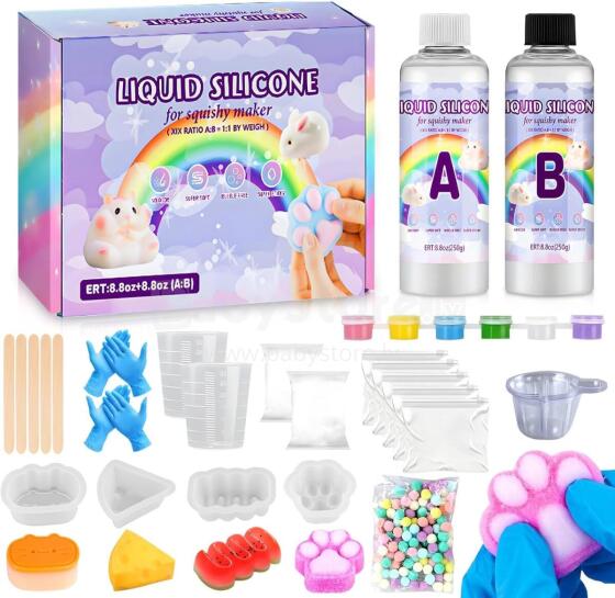 Squishy DIY Kit Art.158477 veidošanas stacijas papildinājuma komplekts