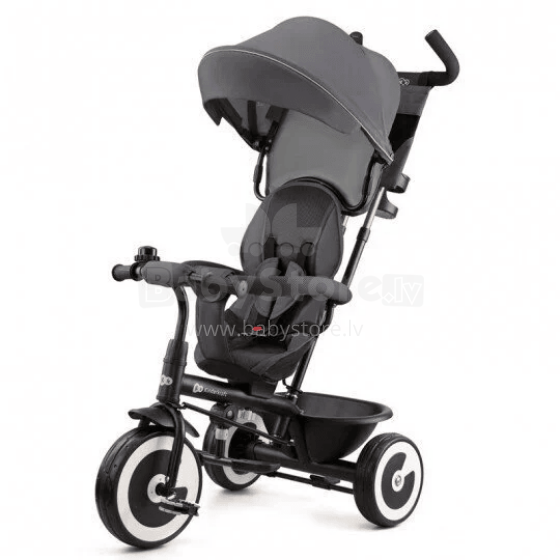 KinderKraft Aston Art.KRASTO00GRY0000 Malachite Grey Bērnu trīsritenis