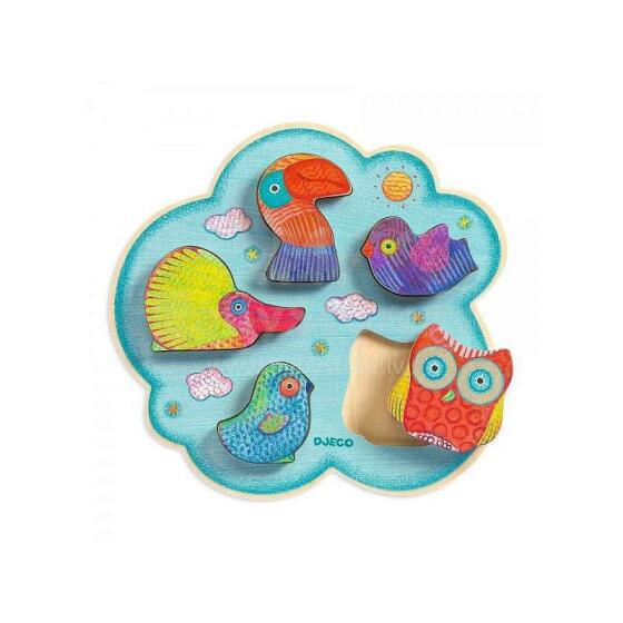 Djeco Art.DJ01067 Wooden Puzzles Развивающий 3D пазл
