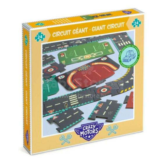 DJECO Crazy Motors Art.DJ05497 Giant Puzzle City Circuit Пазл 24 гигант Дорога
