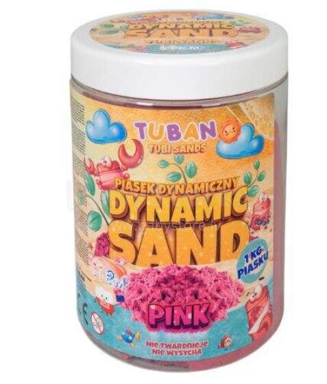 Ikonka Art.KX3870 TUBAN Dynamic Sand 1kg pink