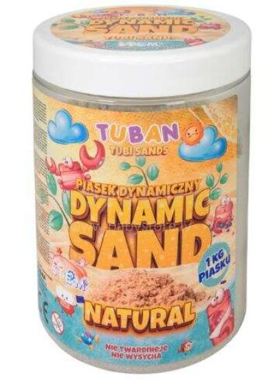 Ikonka Art.KX3870_2 TUBAN Dynamic Sand 1kg dabiskās smiltis