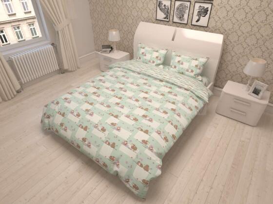 Rade Sheep Mint Art.15858 Постельное белье 150x105см