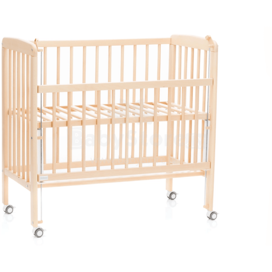 Fillikid Bedside Crib Nino  Art.555-00 Natur Bērnu koka gultiņa 90 х 45 cm