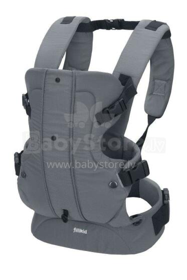 Fillikid Front Carrier Art.Z-06-17 Grey Bērnu ķengursoma 2 vienā ( 3,5 līdz 15kg)