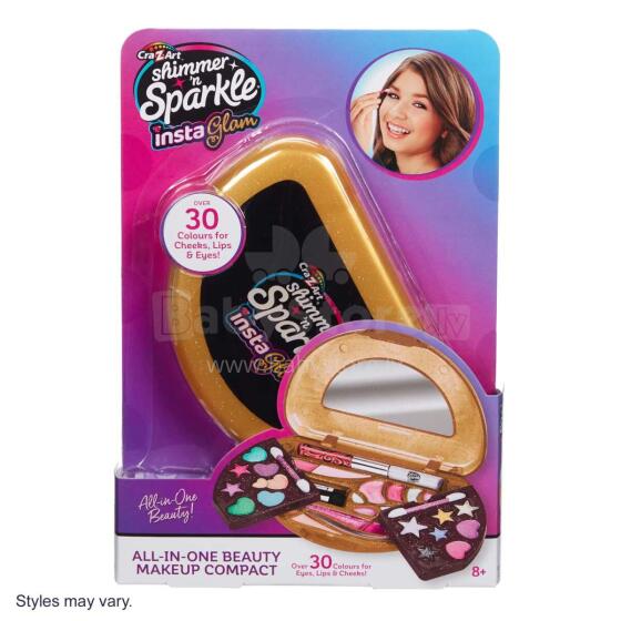 CRA-Z-ART Shimmer ´n Sparkle grima komplekts Beauty Compact