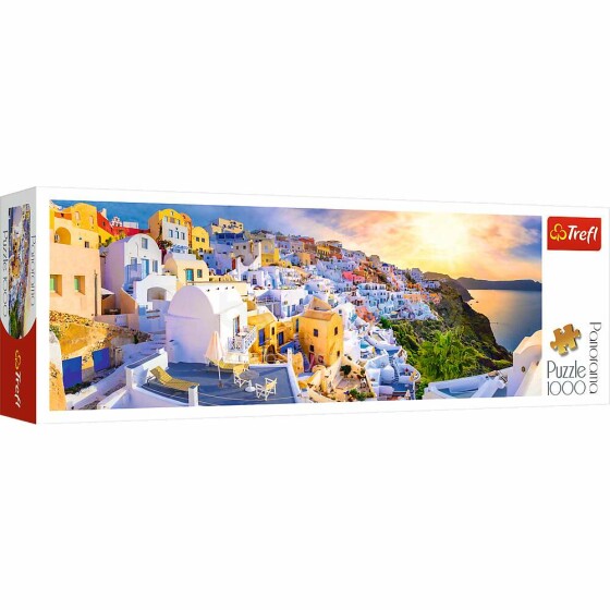 TREFL panoramic puzzle Santorini 1000 pcs