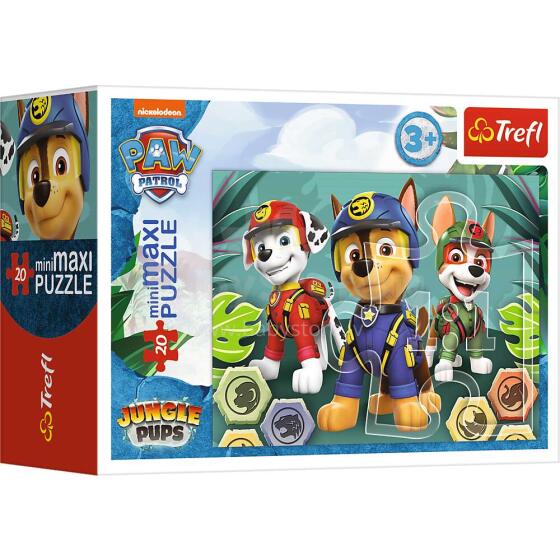TREFL PAW PATROL Mini Maxi Puzle Paw Patrol, 20 gab.