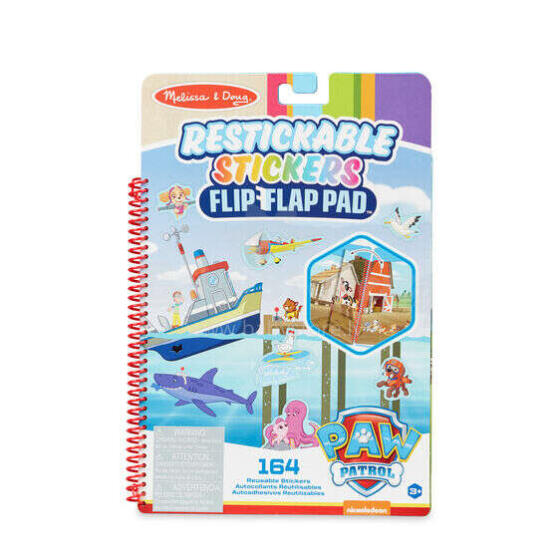 PAW PATROL Многоразовые наклейки Dino Rescue