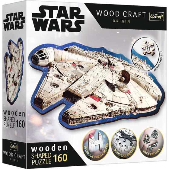 TREFL STAR WARS Пазл из дерева Тысячелетний сокол 160 шт.