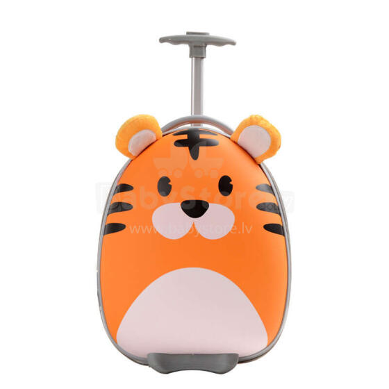 Ikonka Art.KX3962 Children's travel case on wheels tiger